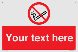 PS5260: Custom No E-cigarettes / Vaping Sign