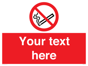 PS5260: Custom No E-cigarettes / Vaping Sign