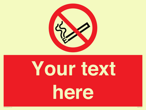 PS5260: Custom No E-cigarettes / Vaping Sign
