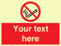 PS5260: Custom No E-cigarettes / Vaping Sign