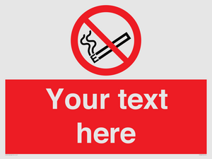 PS5260: Custom No E-cigarettes / Vaping Sign