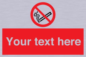 PS5260: Custom No E-cigarettes / Vaping Sign