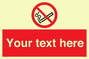 PS5260: Custom No E-cigarettes / Vaping Sign