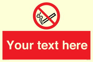PS5260: Custom No E-cigarettes / Vaping Sign