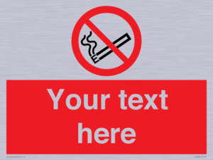 PS5260: Custom No E-cigarettes / Vaping Sign