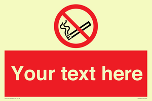 PS5260: Custom No E-cigarettes / Vaping Sign