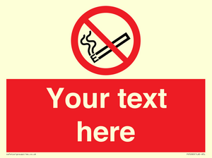 PS5260: Custom No E-cigarettes / Vaping Sign