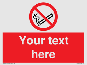 PS5260: Custom No E-cigarettes / Vaping Sign