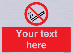 PS5260: Custom No E-cigarettes / Vaping Sign