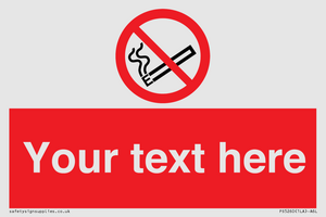 PS5260: Custom No E-cigarettes / Vaping Sign