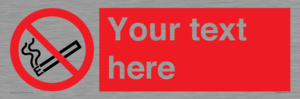 PS5260: Custom No E-cigarettes / Vaping Sign