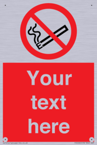 PS5260: Custom No E-cigarettes / Vaping Sign