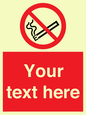 PS5260: Custom No E-cigarettes / Vaping Sign