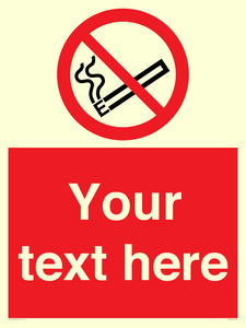 PS5260: Custom No E-cigarettes / Vaping Sign