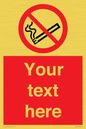 PS5260: Custom No E-cigarettes / Vaping Sign
