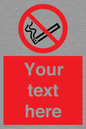 PS5260: Custom No E-cigarettes / Vaping Sign
