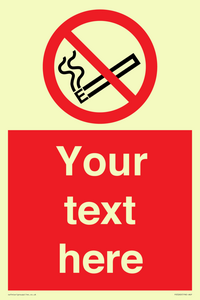 PS5260: Custom No E-cigarettes / Vaping Sign