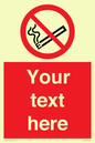 PS5260: Custom No E-cigarettes / Vaping Sign
