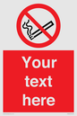 PS5260: Custom No E-cigarettes / Vaping Sign