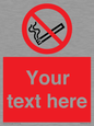 PS5260: Custom No E-cigarettes / Vaping Sign