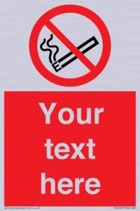 PS5260: Custom No E-cigarettes / Vaping Sign