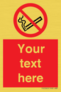 PS5260: Custom No E-cigarettes / Vaping Sign