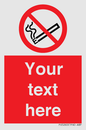PS5260: Custom No E-cigarettes / Vaping Sign