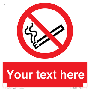 PS5260: Custom No E-cigarettes / Vaping Sign