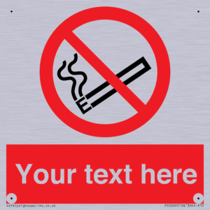 PS5260: Custom No E-cigarettes / Vaping Sign