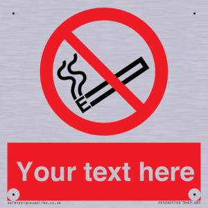 PS5260: Custom No E-cigarettes / Vaping Sign