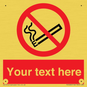 PS5260: Custom No E-cigarettes / Vaping Sign