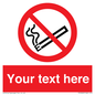 PS5260: Custom No E-cigarettes / Vaping Sign