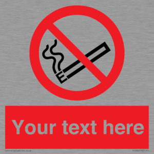 PS5260: Custom No E-cigarettes / Vaping Sign