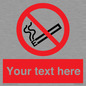 PS5260: Custom No E-cigarettes / Vaping Sign