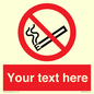 PS5260: Custom No E-cigarettes / Vaping Sign