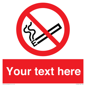 PS5260: Custom No E-cigarettes / Vaping Sign