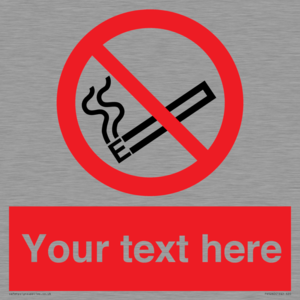 PS5260: Custom No E-cigarettes / Vaping Sign