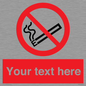 PS5260: Custom No E-cigarettes / Vaping Sign