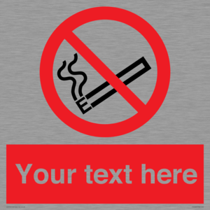 PS5260: Custom No E-cigarettes / Vaping Sign