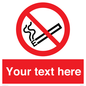 PS5260: Custom No E-cigarettes / Vaping Sign