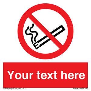 PS5260: Custom No E-cigarettes / Vaping Sign