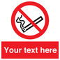 PS5260: Custom No E-cigarettes / Vaping Sign