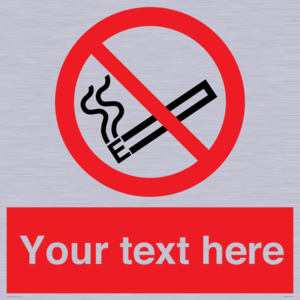 PS5260: Custom No E-cigarettes / Vaping Sign