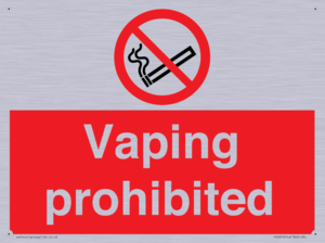 PS5815: Vaping prohibited