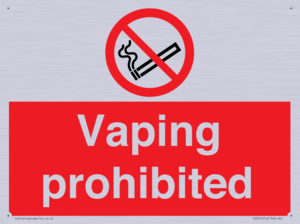 PS5815: Vaping prohibited
