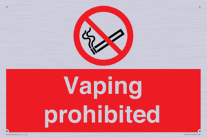 PS5815: Vaping prohibited