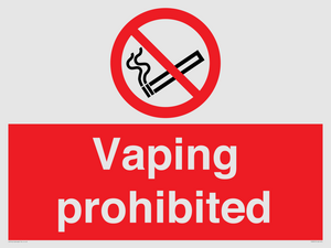 PS5815: Vaping prohibited