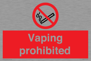 PS5815: Vaping prohibited