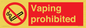 PS5815: Vaping prohibited