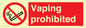 PS5815: Vaping prohibited